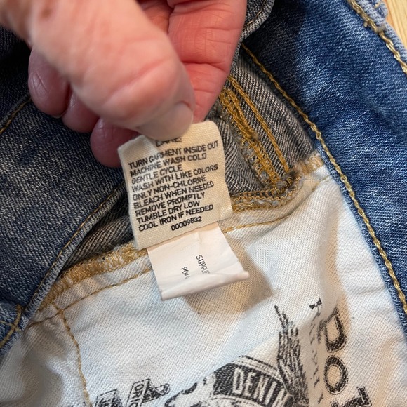 Polo Ralph Lauren Tompkins Skinny Jeans Medium Wash Distressed Raw Hem Womens 27 - Picture 6 of 9